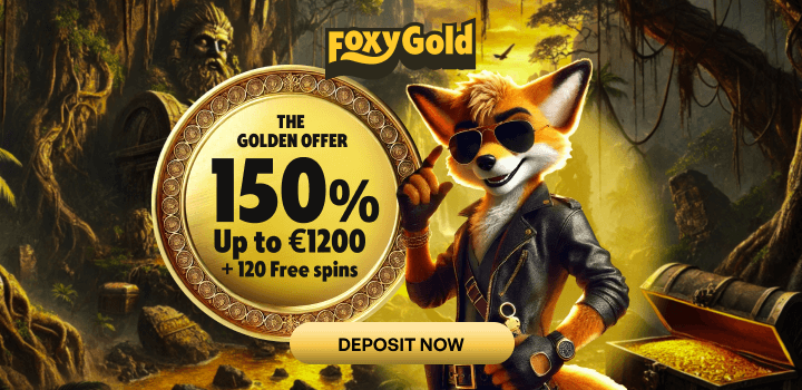 Foxygold welcome banner